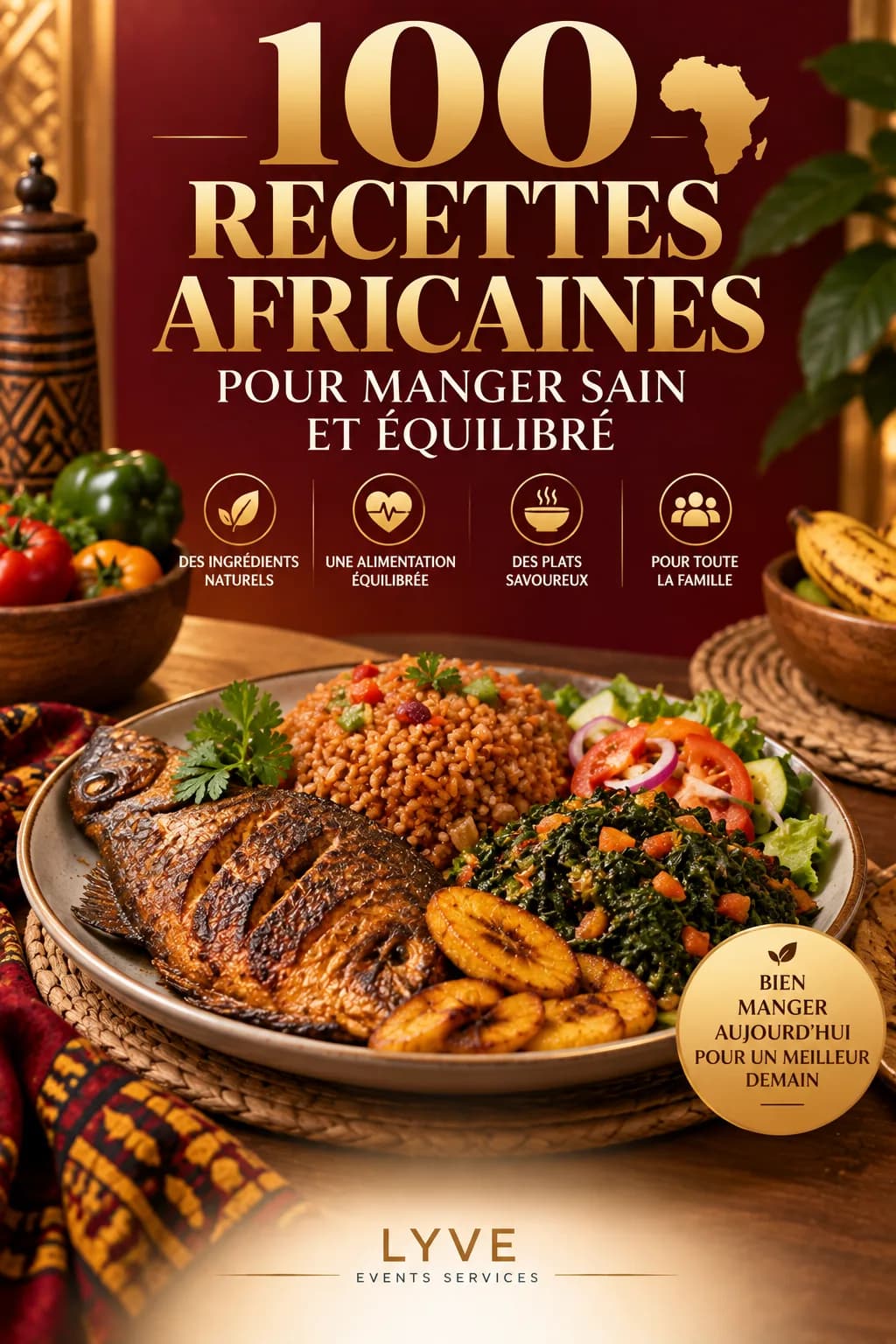 100 Recettes Africaines pour Manger Sain — Bien Finir l'Année et Commencer 2027 en Forme