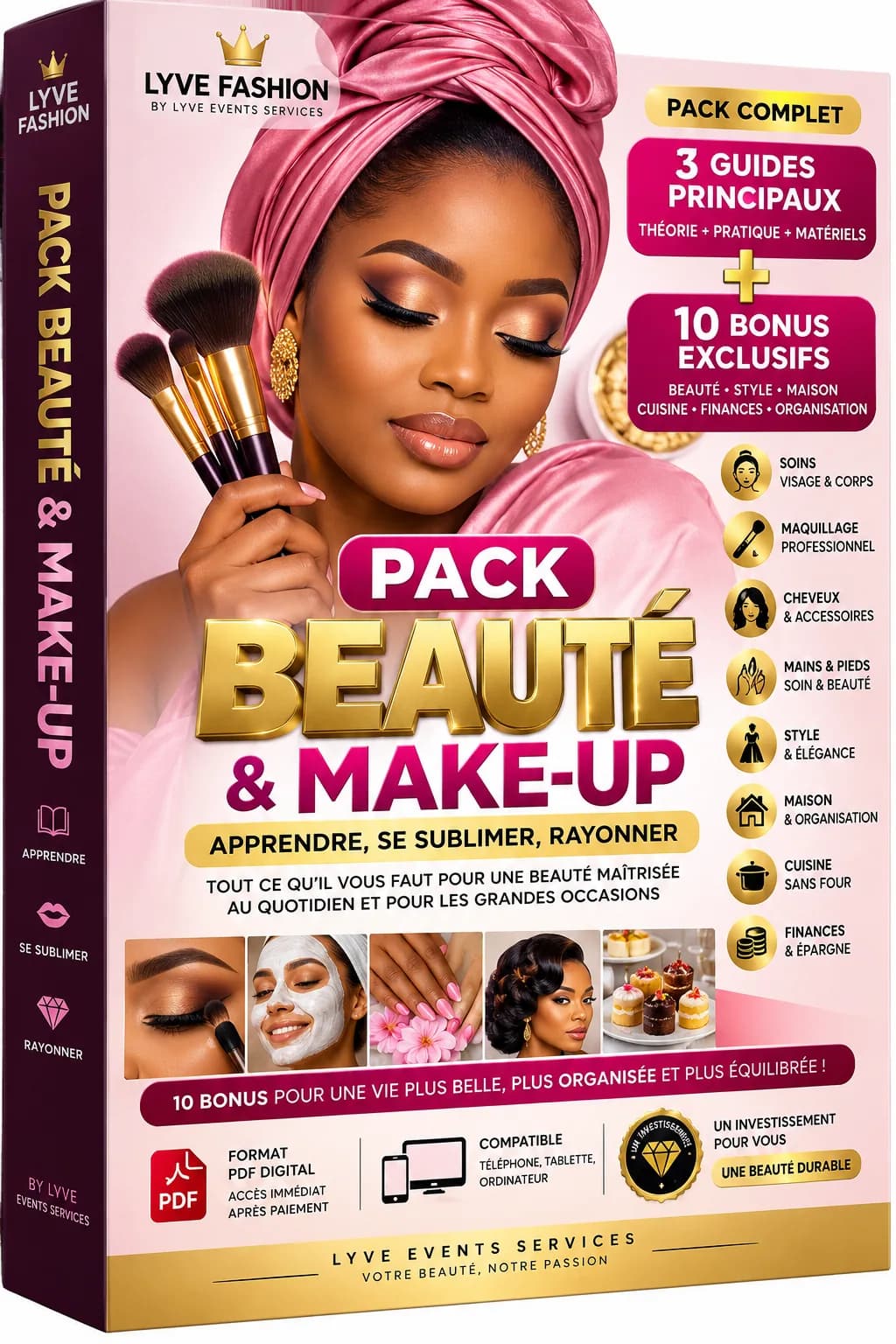 Contenu du Pack Beauté et Make-up